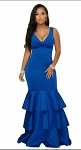 NWOT - Ruffled long Dress